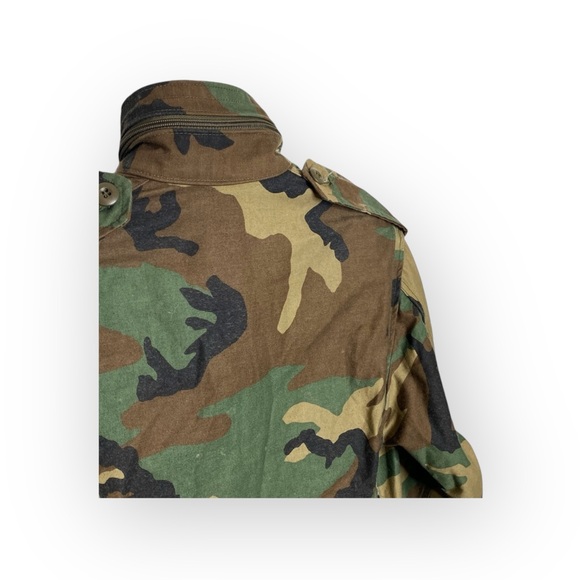 Vintage: Golden Mfg ☮︎︎ Military M65 Field Jacket ☮︎︎ Camoflague Original Issue - Picture 10 of 16